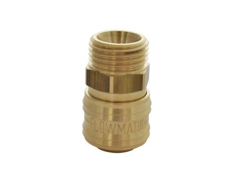 Szybkozłącze pneumatyczne DN7,2 typ 26, G 1/2 GZ, gniazdo szybkozłącza, mosiądz
