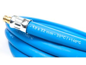 Wąż gumowy EPDM Calortec 140°C fi 9,5x18 mm , 20 bar, niebieski - image 2