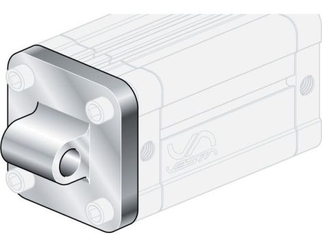 Ucho proste do siłownika pneumatycznego D40, ISO15552/6431, ISO21287, ze śrubami montażowymi - 2