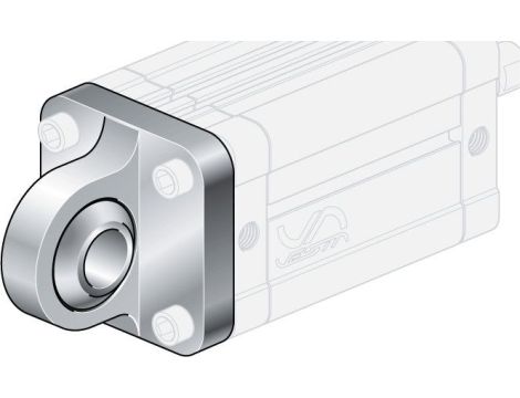 Ucho proste z przegubem kulowym do siłownika pneumatycznego D63, ISO15552/6431, ISO21287 - 2