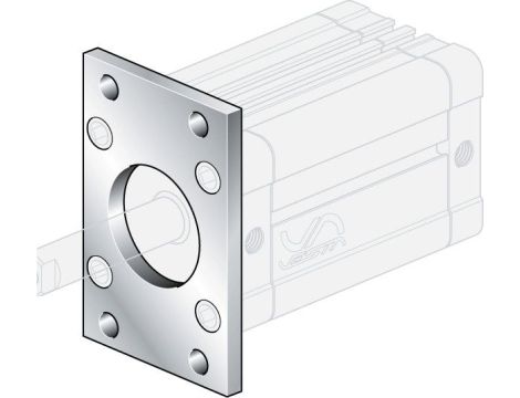 Kołnierz mocujący do siłownika pneumatycznego D80, ISO15552/6431, ISO21287, ze śrubami montażowymi - 2