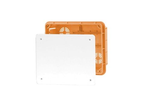 Puszka instalacyjna p/t 126156 z pokrywą IP40 pomarańczowa 11.6