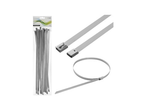 Opaska stal nierdzewna z zapięciem kulowym 4,6x200mm 20szt Elcan