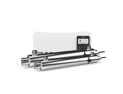 TECH AUV-1.81 S - Przepływowa lampa UV do wody ze sterownikiem