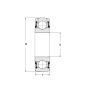 Łożysko samonastawne CS210 2RS FBJ, 50 x 90 x 20 - 3
