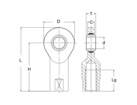 Główka cięgła GIKR14 PW A INA - 3