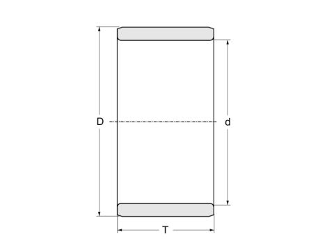 Pierścień wewnętrzny łożyska igiełkowego IR35X40X20 XL INA - 3