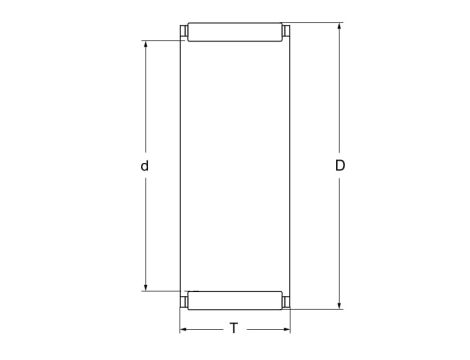 Złożenie igiełkowe K65X70X20 A/0 7 INA - 3