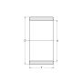Pierścień wewnętrzny łożyska walcowego LNU 215.E FAG, 75 x 88.5 x 25 - 4