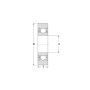 Rolka z otworem LR203 X 2RSR INA, 17 x 47 x 12 - 3