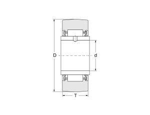 Rolka igiełkowa NA2204 2RS FBJ, 20 x 47 x 18 - image 2