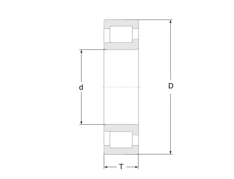 Łożysko walcowe jednorzędowe NJ2219 E XL TVP2 FAG, 95 x 170 x 43 - 3