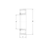 Łożysko walcowe jednorzędowe NUP308 E XL M1 C3 FAG, 40 x 90 x 23 - 4
