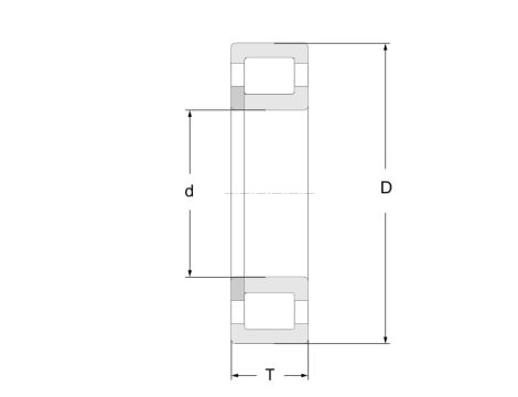 Łożysko walcowe jednorzędowe NUP316 E XL M1 C3 FAG, 80 x 170 x 39 - 3