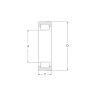 Łożysko walcowe bez pierścienia wewnętrznego RNU080821N FBJ, 40 x 75 x 21 - 4