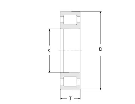 Łożysko walcowe jednorzędowe SC101243/30V FBJ, 50 x 104 x 43 - 2
