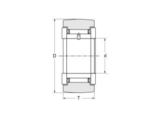 Rolka igiełkowa STO6 X TV INA, 6 x 19 x 10 - image 2