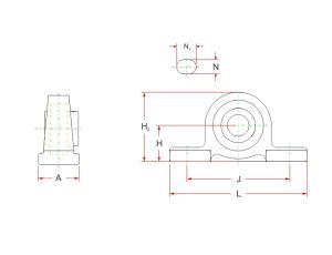 Zespół z oprawą żeliwną UCP207 FBJ - image 2