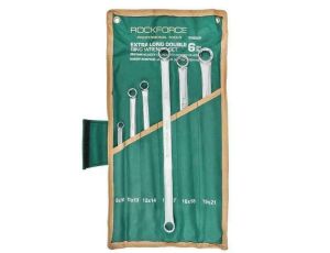 ROCKFORCE KLUCZ OCZKOWY DŁUGI kpl. 6el. (8-21mm) /ETUI