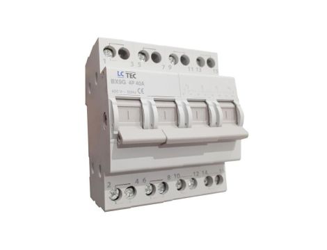 Przełącznik modułowy sieć - agregat 1-0-2 BX9G 4p 40A 1-0-2 5902838493540