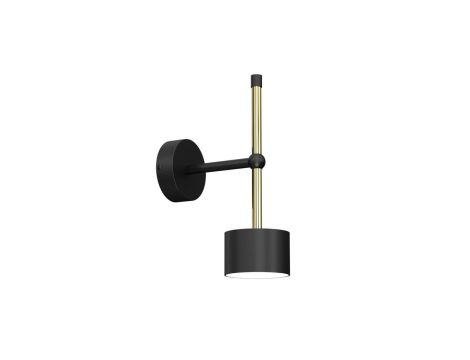 Kinkiet ARENA BLACK/GOLD 1xGX53 MLP7759 Milagro