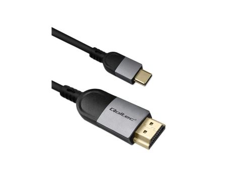Qoltec Kabel Adapter USB-C na HDMI high speed 4K 60Hz 32AWG 2m