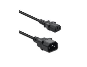 Qoltec Kabel zasilający do UPS IEC C13/C14 3x1.0mm 1.5m