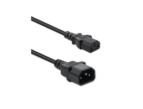 Qoltec Kabel zasilający do UPS IEC C13/C14 3x1.0mm 1.5m