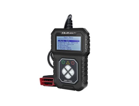 Qoltec Cyfrowy Tester diagnostyczny Interfejs ProLine OBDII EOBD Polskie MENU 8V–25V Dual system