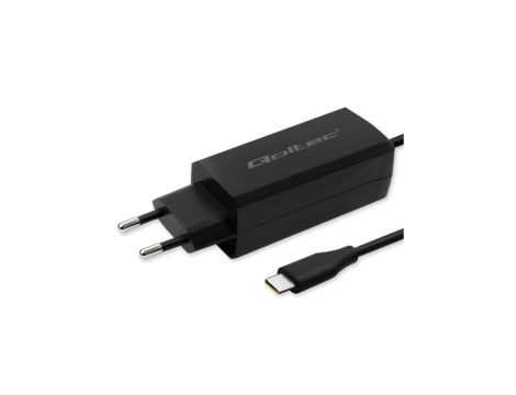 Qoltec Ładowarka sieciowa 65W GaN Super Fast 5-20V 3-3.25A USB 3.1 Laptop Smartfon Tablet