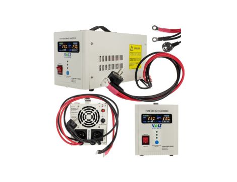 Zasilacz awaryjny SINUS PRO E 12V 1000VA 5/10A VOLT