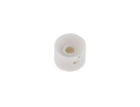 Koralik ceramiczny, Ceramika, Biały, 2.6g/cm, otwór: 1mm, 0, +1200C