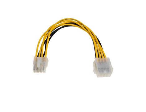 Adapter z kablem Akyga AK-CA-08 przedłużacz P8 8 pin (f) / P8 8 pin (m) P4+4 20cm