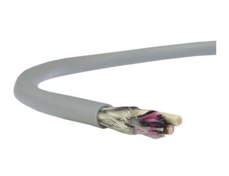 Przewód sterowniczy w ekranie LIYCY 300/300V 2x0,25 szary linka Technokabel /500m/