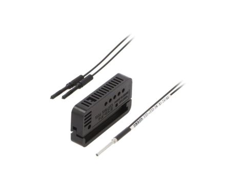 E32-D32-2M Czujnik światłowodowy o zasięgu 220mm, odbiciowym sposobie zadziałania