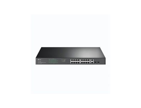 Switch 19 RACK 18x port RJ45 (Gigabit Ethernet 1000Mb/s, w tym 16x PoE+) + 2x port SFP przełącznik niezarządzalny TP-Link TL-SG1