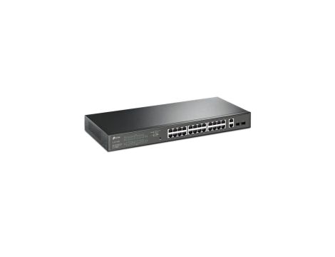 Switch 19 RACK 26x port RJ45 (Gigabit Ethernet 1000Mb/s, w tym 24x PoE+) + 2x port SFP przełącznik niezarządzalny TP-Link TL-SG1