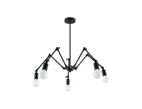 Żyrandol STARK 5 czarny