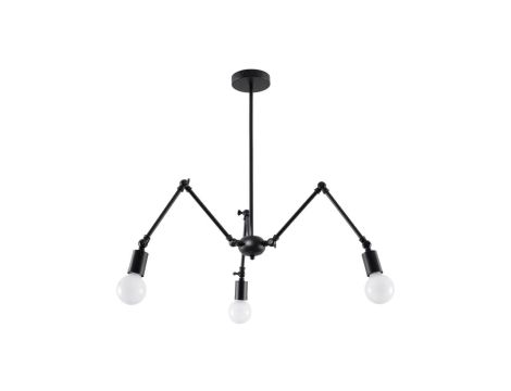 Żyrandol STARK 3 czarny