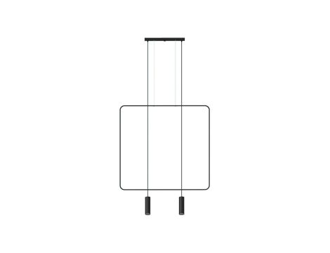 Lampa wisząca RANA 2 czarna