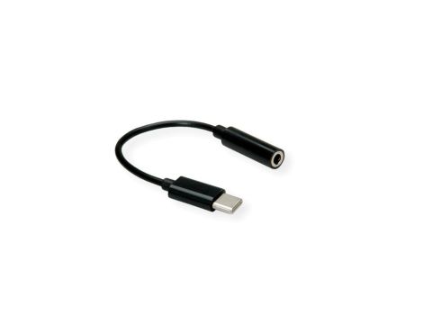 VALUE Adapter audio USB typu C - 3,5 mm, męski/żeński, 0,13 m