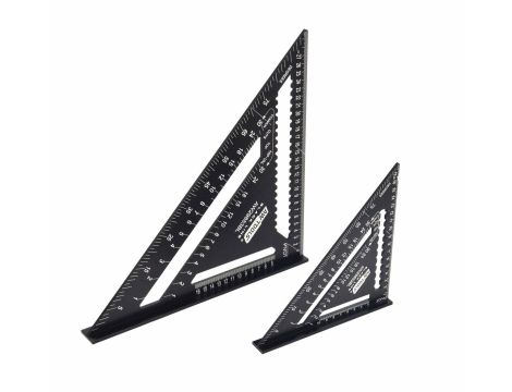 AWTOOLS KĄTOWNIK STOLARSKI ALUMINIOWY 7" BLACK LINE