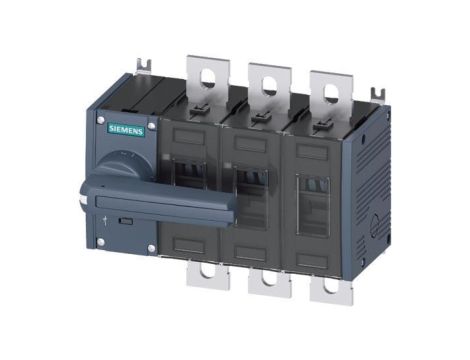 Rozłącznik izolacyjny 3P wlk3 315A napęd obrotowy bezp. szary montaż od frontu z lewej przył. płaskie śrubowe 3KD4032-0PE10-0