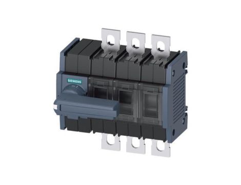 Rozłącznik izolacyjny 3P wlk2 250A napęd obrotowy bezp. szary montaż od frontu z lewej przył. płaskie śrubowe 3KD3832-0NE10-0