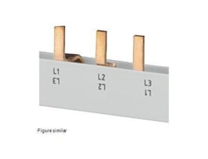 Szyna łączeniowa grzebieniowa 10qmm 3x1-faz.+HS długość 214mm 5ST3743