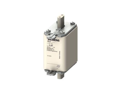 Wkładka topikowa NH 80A 500V klasa gG wersja standardowa zaczepy nieizolowane wielkość 00 3NA3824-7