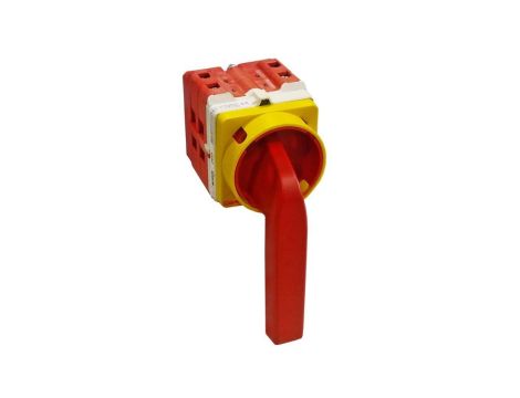 Łącznik Gave 0-1 3P+2s 100A, dźwignia z możliwością blokowania, 2x styk pomocniczy, ABG527100