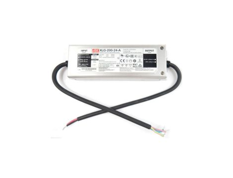 Zasilacz MeanWell 199,2W 24VDC 8,3A XLG-200-24A IP67 filtr PFC