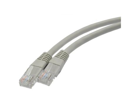 Patchcord UTP kat.6 kabel sieciowy LAN 2x RJ45 linka szary 0,25m