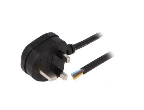 S23-3/10/5BK Kabel: 3x1mm2, BS 1363 (G) wtyk, 5m, 13A